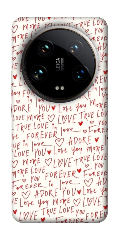 Чохол на Xiaomi 14 Ultra Love aesthetic ver.4 фото 1 з 1