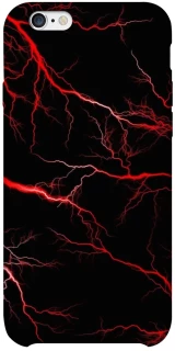 Чехол на Apple iPhone 6/6s plus (5.5") Красная молния фото 1 из 1