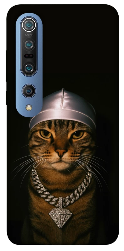 Чехол на Xiaomi Mi 10 / Mi 10 Pro Cat in Bling фото 1 Чехол на Xiaomi Mi 10 / Mi 10 Pro Cat in Bling фото 1 из 1