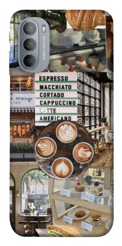 Чохол на Motorola Moto G31 Coffee collage ver.5 фото 1 з 1