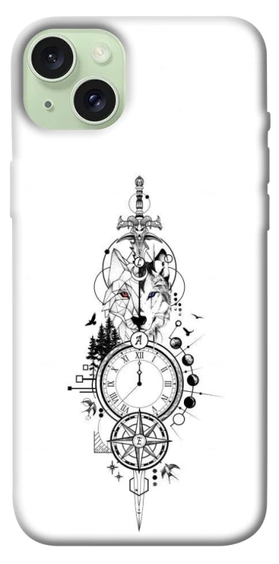 Чехол на Apple iPhone 15 Plus (6.7") Tattoo ver.8 фото 1 из 1
