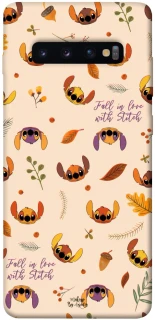 Чехол на Samsung Galaxy S10+ Fall in love with Stitch фото 1 из 1