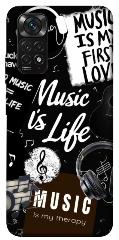 Чехол на Xiaomi Redmi Note 11 (Global) / Note 11S Music is Life фото 1 из 1