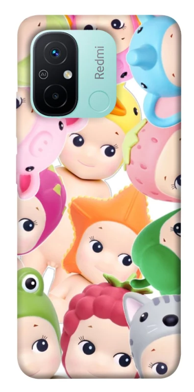 Чохол на Xiaomi Redmi 12C / Poco C55 Fruit-Zoo Kaleidoscope фото 1 з 1