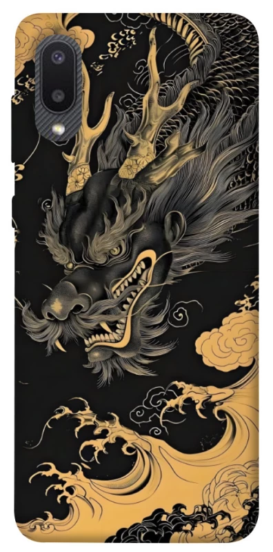 Чохол на Samsung Galaxy A02 gold dragon фото 1 з 1