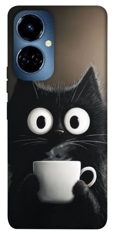 Чохол на TECNO Camon 19 morning cat фото 1 з 1