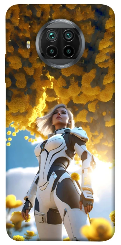 Чехол на Xiaomi Mi 10T Lite / Redmi Note 9 Pro 5G Cyber space girl ver.3 фото 1 из 1