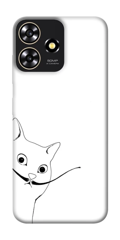 Чехол на ZTE Blade A73 4G Кот Дали фото 1 из 1