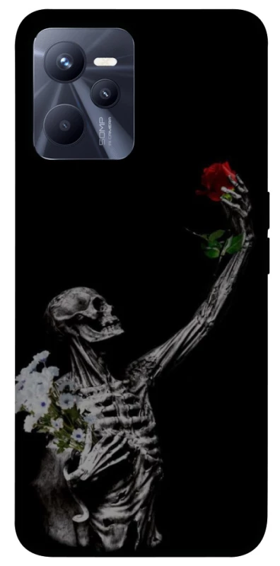 Чехол на Realme C35 Skeleton vs Rose фото 1 из 1
