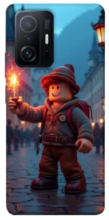 Чохол на Xiaomi 11T / 11T Pro Roblox Fire Logo Blue Flames фото 1 з 1
