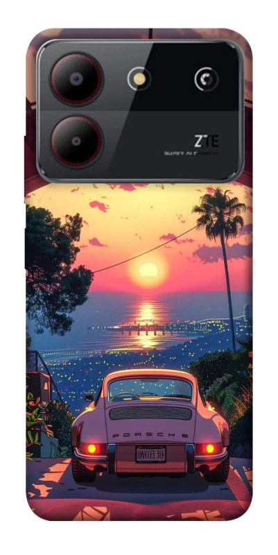 Чохол на ZTE Blade A54 4G Porsche at sunset фото 1 з 1