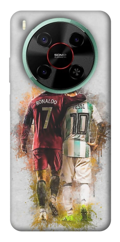 Чохол на ZTE Nubia V70 Max Ronaldo та Messi фото 1 з 1