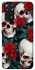 Чохол на Xiaomi Redmi Note 11 (Global) / Note 11S skull and rose фото 1 з 1