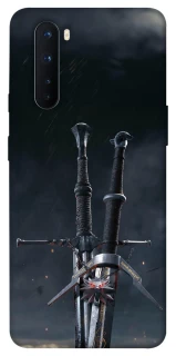Чохол на OnePlus Nord Мечі Ведьмака фото 1 з 1