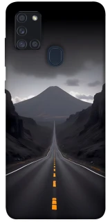 Чехол на Samsung Galaxy A21s Black mountains фото 1 из 1