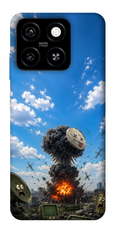 Чохол на ZTE Blade A55 4G Moscow never sleeps ver.6 фото 1 з 1