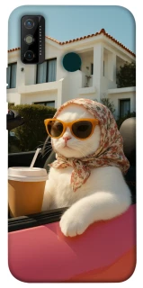 Чехол на TECNO Spark 6 Go Stylish Cat Cruise фото 1 Чехол на TECNO Spark 6 Go Stylish Cat Cruise фото 1 из 1