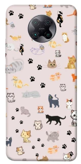 Чохол на Xiaomi Redmi K30 Pro / Poco F2 Pro Cat style ver.1 фото 1 з 1