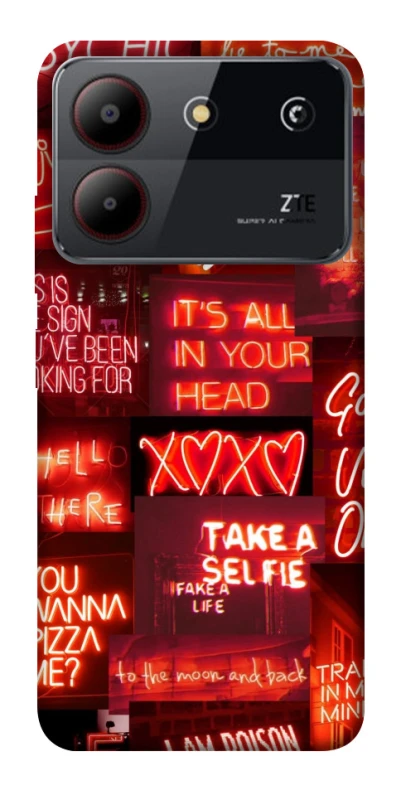 Чохол на ZTE Blade A54 4G Love collage ver.7 фото 1 з 1
