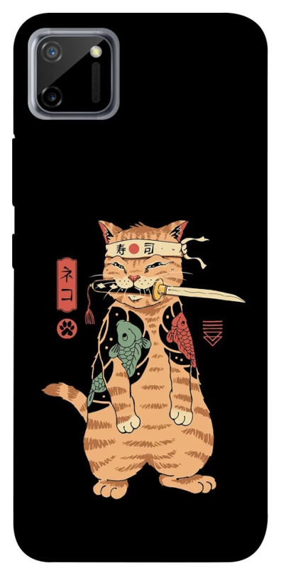 Чохол на Realme C11 Кіт-самурай фото 1 з 1