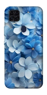 Чехол на ZTE Blade v2020 Синие цветы фото 1 из 1