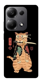 Чохол на Xiaomi Redmi Note 13 Pro 4G Кіт-самурай фото 1 з 1