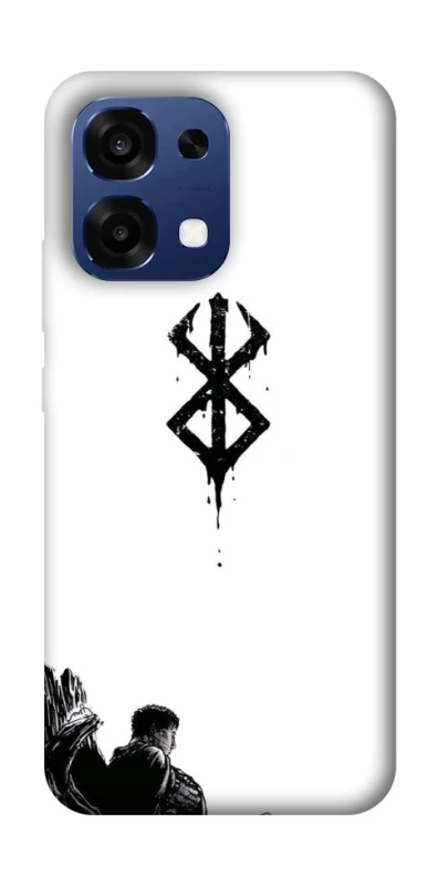Чехол на Oppo A6 Pro 4G/5G berserk white фото 1 из 2