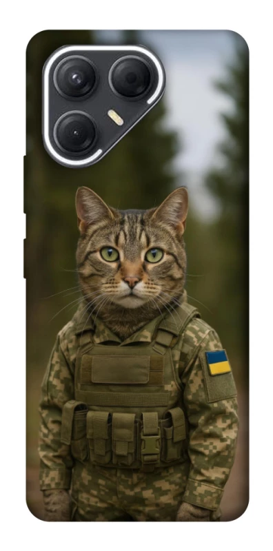 Чохол на TECNO Pova 7 Кіт захисник фото 1 з 1