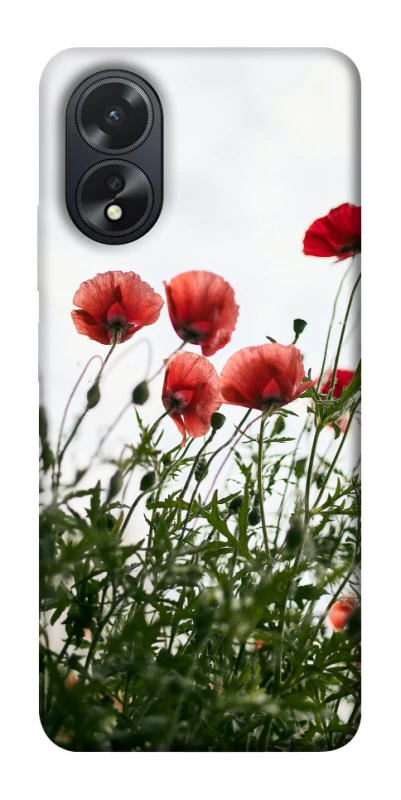 Чохол на Oppo A18 Поле маків фото 1 з 1