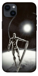 Чехол на Apple iPhone 14 Plus (6.7") Серебряный сёрфер фото 1 из 1