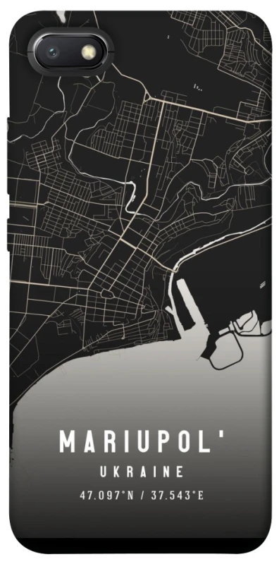Чохол на Xiaomi Redmi 6A Mariupol map фото 1 з 1