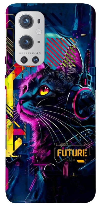 Чехол на OnePlus 9 Pro Cyber Cat v2 фото 1 из 1
