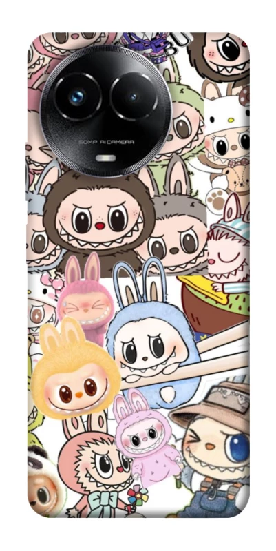 Чохол на Realme C67 4G All Labubus фото 1 з 1