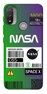 Чехол на Motorola Moto E20 NASA ver.2 фото 1 из 1