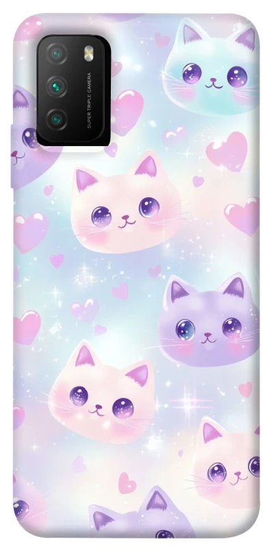 Чохол на Xiaomi Poco M3 Funny Kittens ver.4 фото 1 з 1