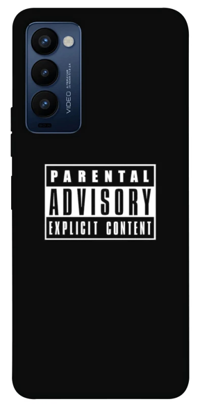 Чохол на TECNO Camon 18 Parental Advisory Label фото 1 з 1