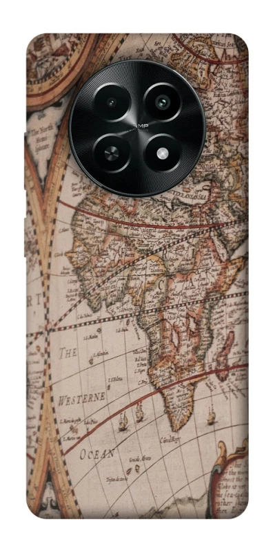 Чехол на Realme Narzo 70x Карта путешествий фото 1 из 1