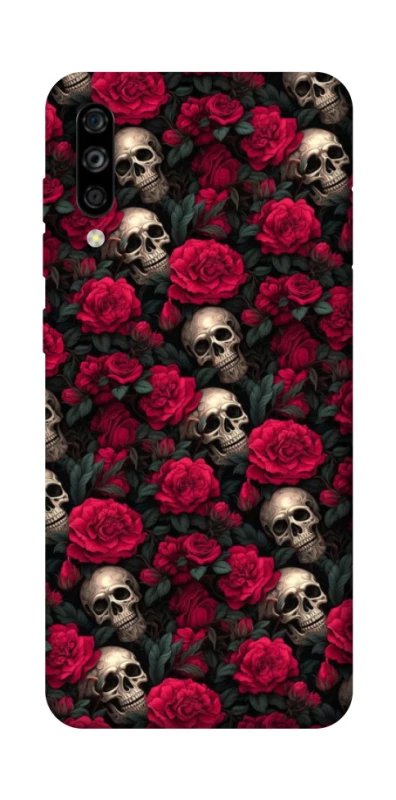 Чехол на ZTE Blade A7s (2019) Черепа и розы фото 1 из 1