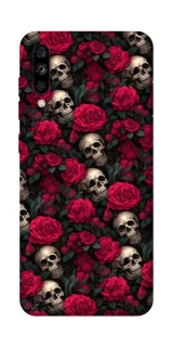 Чехол на ZTE Blade A7s (2019) Черепа и розы фото 1 из 1