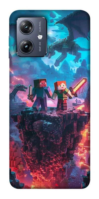 Чохол на Motorola Moto G54 Minecraft v3 фото 1 з 1
