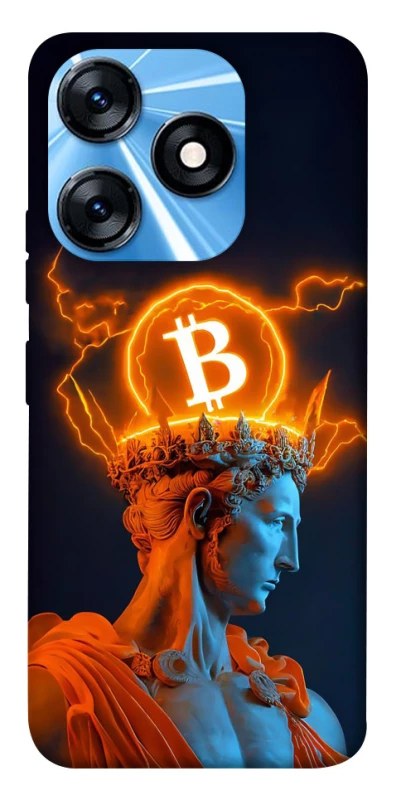 Чохол на TECNO Spark 10 Bitcoin God фото 1 з 1