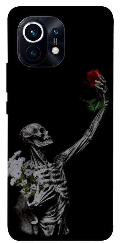 Чехол на Xiaomi Mi 11 Skeleton vs Rose фото 1 из 1