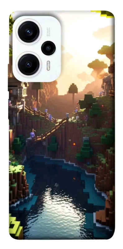 Чохол на Xiaomi Poco F5 / Note 12 Turbo Minecraft sunset фото 1 з 1