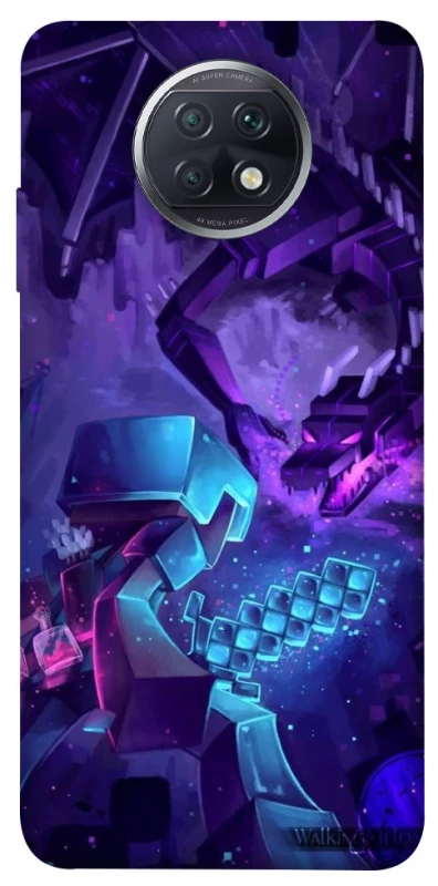 Чехол на Xiaomi Redmi Note 9 5G / Note 9T Minecraft dragon фото 1 из 1