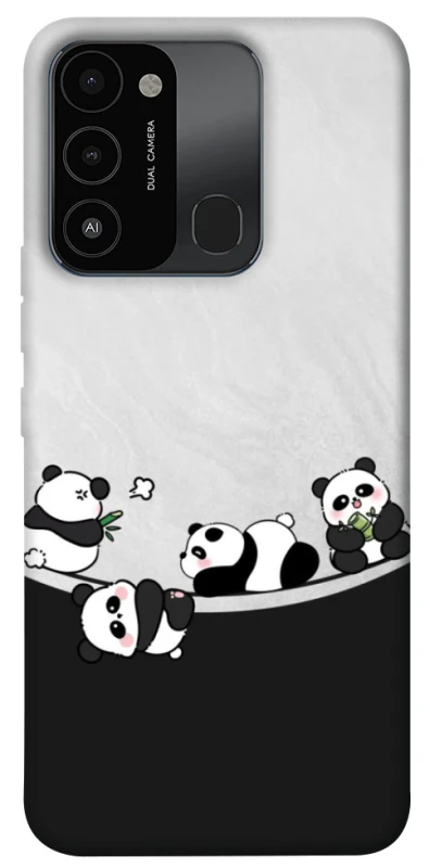 Чохол на TECNO Spark 8C Four pandas фото 1 з 1