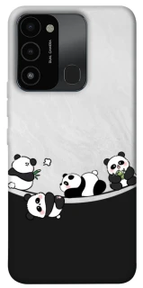 Чохол на TECNO Spark 8C Four pandas фото 1 з 1