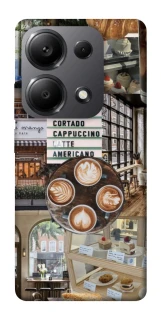Чехол на Xiaomi Redmi Note 13 Pro 4G Coffee collage ver.5 фото 1 из 1
