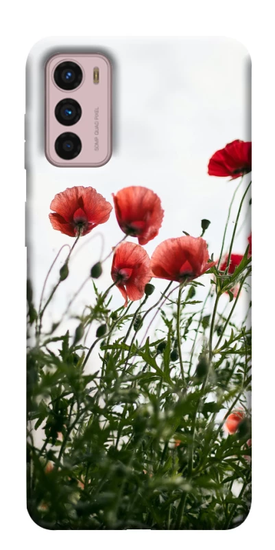 Чехол на Motorola Moto G42 Поле маков фото 1 из 1
