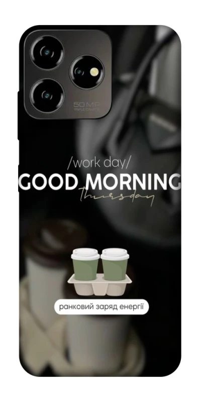 Чохол на ZTE Blade V50 Design 4G Thursday coffee фото 1 з 1