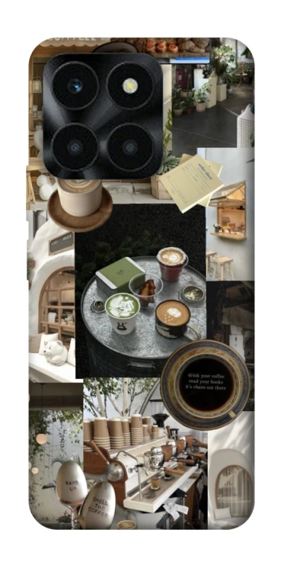 Чехол на Huawei Honor X6a Coffee collage ver.4 фото 1 из 1